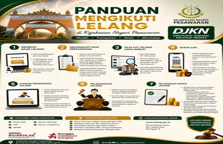 Panduan Lelang Resmi di Kejaksaan Negeri Pesawaran Tahun 2026