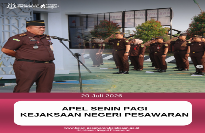 Apel Senin Pagi Kejaksaan Negeri Pesawaran