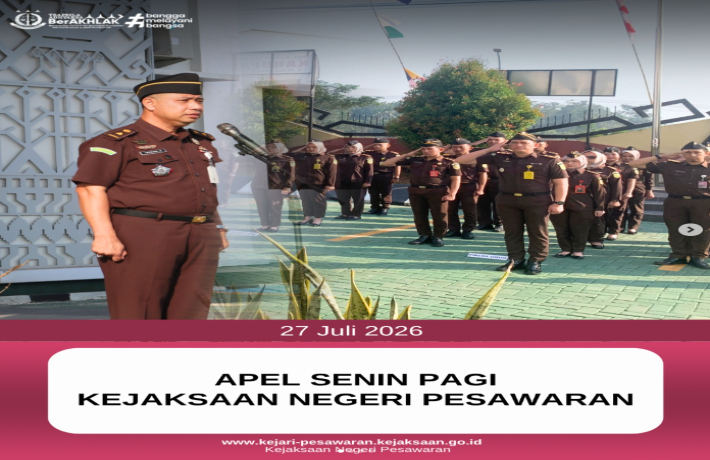 Apel Senin Pagi Kejaksaan Negeri Pesawaran