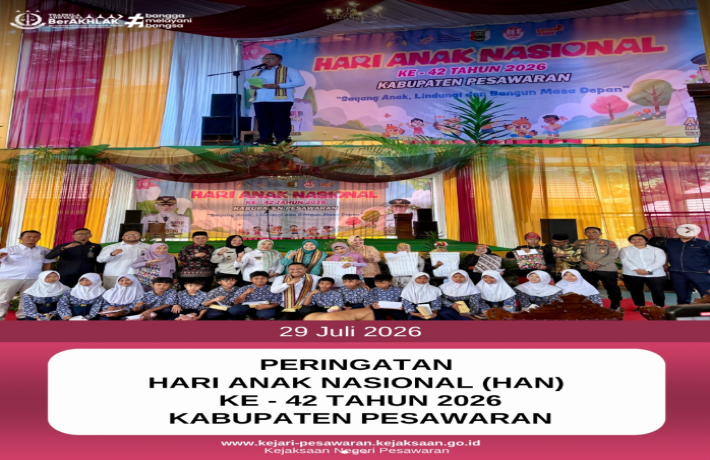 Peringatan Hari Anak Nasional Ke - 42 Tahun 2026 Kabupaten Pesawaran