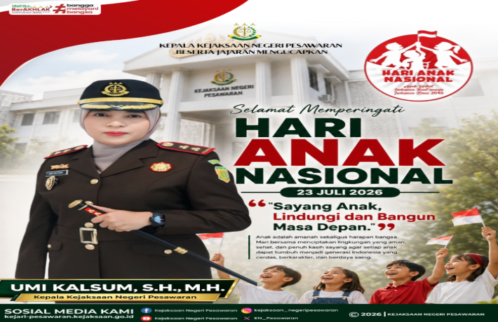 Selamat Memperingati Hari Anak Nasional Tanggal 23 Juli 2026