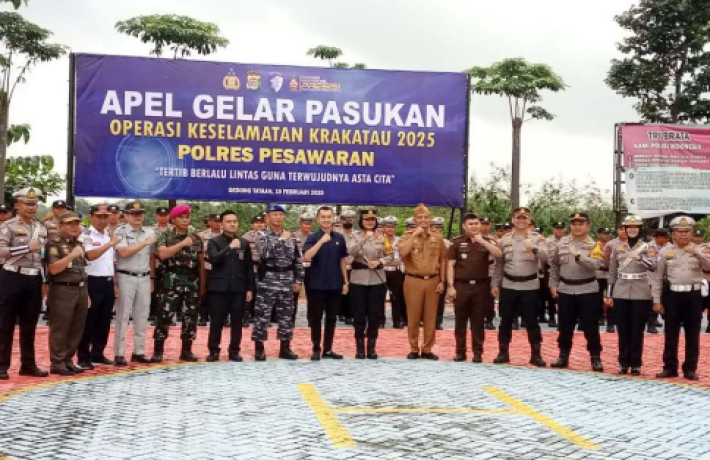 Apel Gelar Pasukan Operasi Keselamatan Krakatau 2025