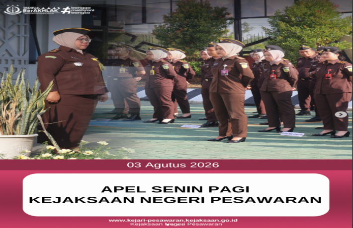 Apel Pagi Senin Kejaksaan Negeri Pesawaran