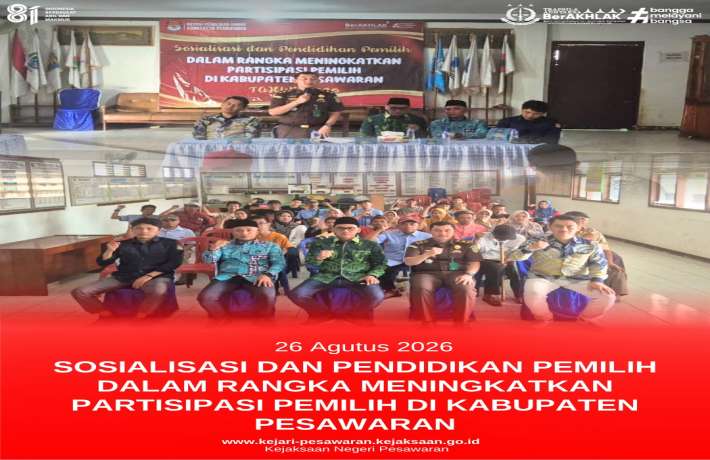 Sosialisasi & Pendidikan Pemilih Dalam Meningkatkan Partisipasi Pemilih di Kabupaten Pesawaran