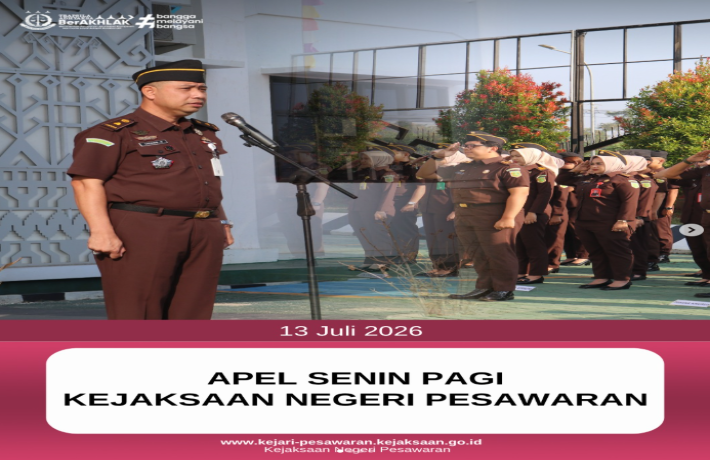 Apel Senin Pagi Kejaksaan Negeri Pesawaran 