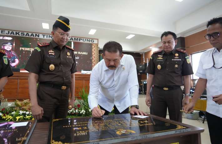 Jaksa Agung RI Resmikan Kantor Kejaksaan Negeri Pesawaran